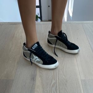 Golden Goose Midstars cream velvet